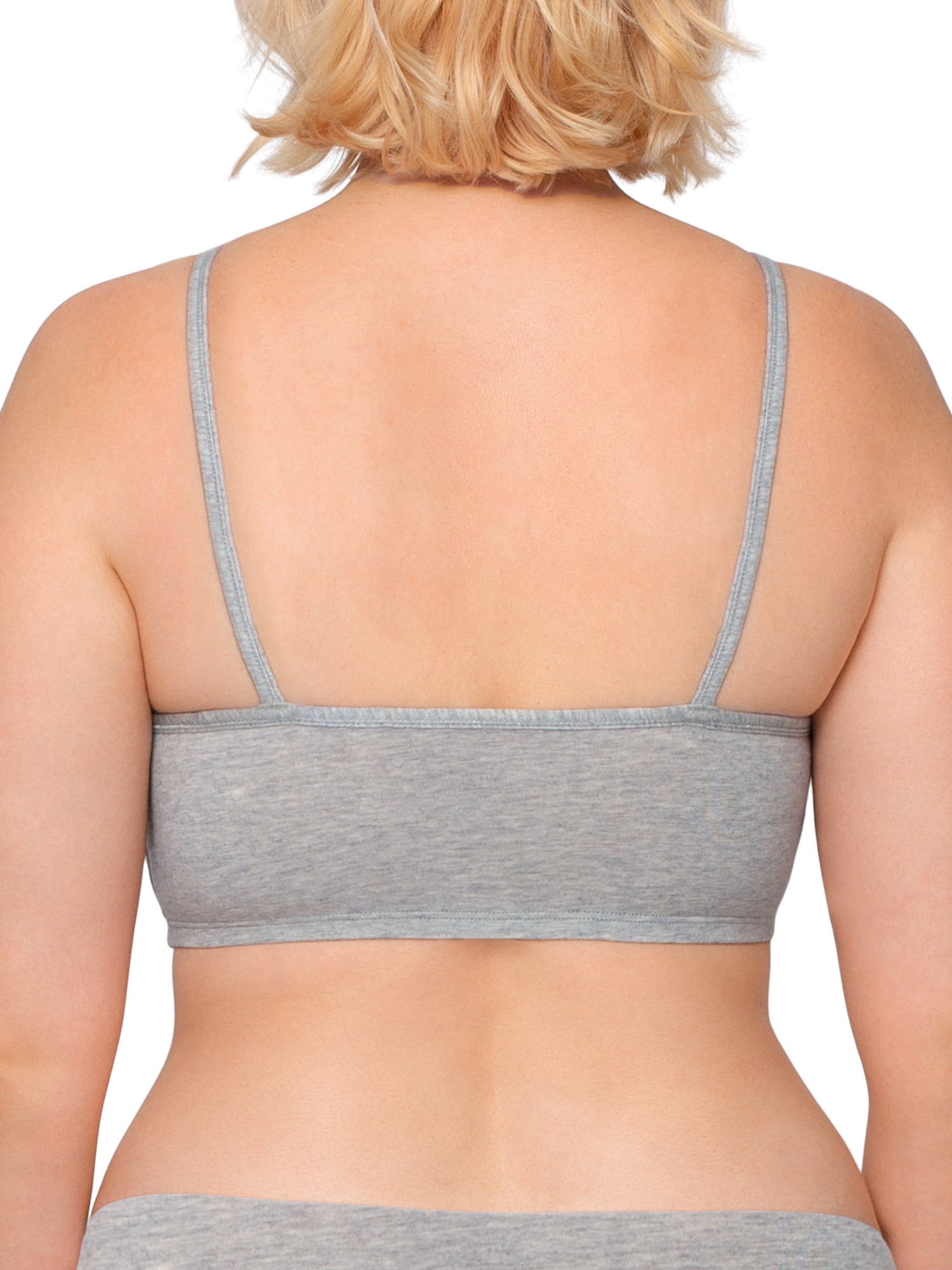 Fruit of the Loom Women's 360° Stretch Cami Strap Comfort Bras, 2-Pack