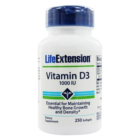Upc 737870175124 Life Extension Vitamin D3 1000 Iu 250