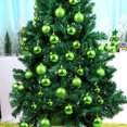 thumbnail image 3 of FLhrweasw Bolas Navidad Adornos para Árboles Navidad Adorno Con Purpurina (Verde), 3 of 9