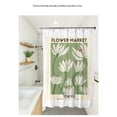 thumbnail image 4 of Shower Curtain Bathroom Shade Hand-painted Shower Curtain 1.5M * 2.0M, 4 of 6