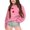 Pink, variant on Little Kid Little Girls Floral Hoodie Girls Camp Hoodie Sweeter Lifeguard for Sweater for Baby Children's Autumn And Winter Long Sleeved Christmas Printed Crewneck Grey 4-5 Years