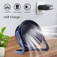 thumbnail image 6 of Topboutique USB Desk Fan,5 inch Mini Fan,Portable Fan,Small Table Fans,Personal Desktop Fan for Bedroom Home Office Travel,Rotate Quiet Cooling Strong Airflow,Orange, 6 of 7