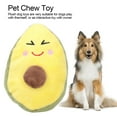 thumbnail image 6 of Soft Plush Avocado Dog Chew Toy with Squeaker for Small Puppies - 4.7 Inch Interactive Teething Relief Sound Small Dogs, 6 of 21