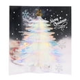 thumbnail image 3 of Greeting Card Christmas Tree Pattern Multi-Purpose Paper Blessing Message Card Party Supplies, 3 of 6