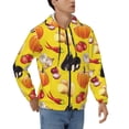 thumbnail image 4 of Zip Up Hoodies for Men - Potato vegetable Long Sleeve Comfrt Men'S Fashion Hoodies & Sweatshirts, Jackets for Men Hoodies Pullover Clothing Clothes with Pouch, 4 of 5