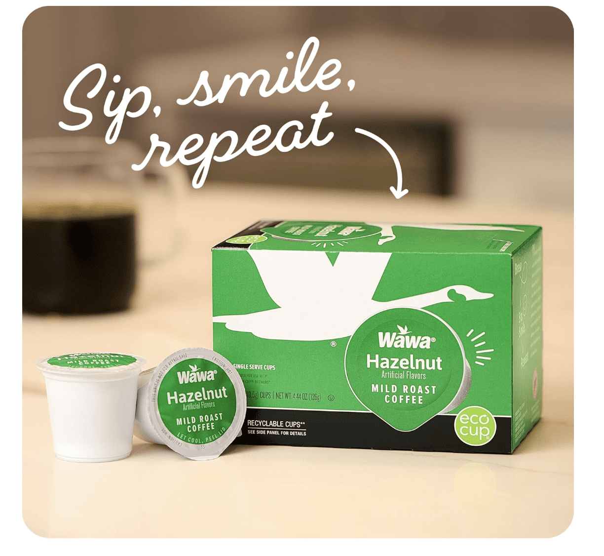 Wawa Coffee Single serve cups for Keurig K-Cup Brewers DECAF 12 Count Box