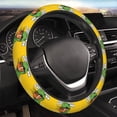 thumbnail image 5 of Naloa T-Rex Playing Football Elastic Steering Wheel Cover, Auto Steering Wheel Cover – 15 Inch, Fit Suvs,Vans Cars,Trucks, 5 of 6