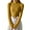 Yellow, variant on Women's Thermal Underwear Top German Velvet Heating Base Layer Slim Fit Winter Warm Shirt