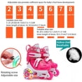 thumbnail image 2 of Patins à Roulettes Quad pour Enfants, Patins à Roulettes avec Taille Ajustable Freins Doubles Roues Lumineuses pour Filles Garçons, 2 of 8