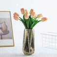 thumbnail image 3 of BalsaCircle 10 Peach 13" Single Floral Stem Foam Tulips Flowers Blooms, 3 of 7