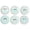 Green, variant on Owl Drawer PullsOwl Ceramic Drawer Knobs, 6 Set