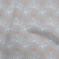 thumbnail image 1 of oneOone Viscose Chiffon Dusty Blue Fabric Leaves Craft Projects Decor Fabric Printed By The Yard 42 Inch Wide, 1 of 5