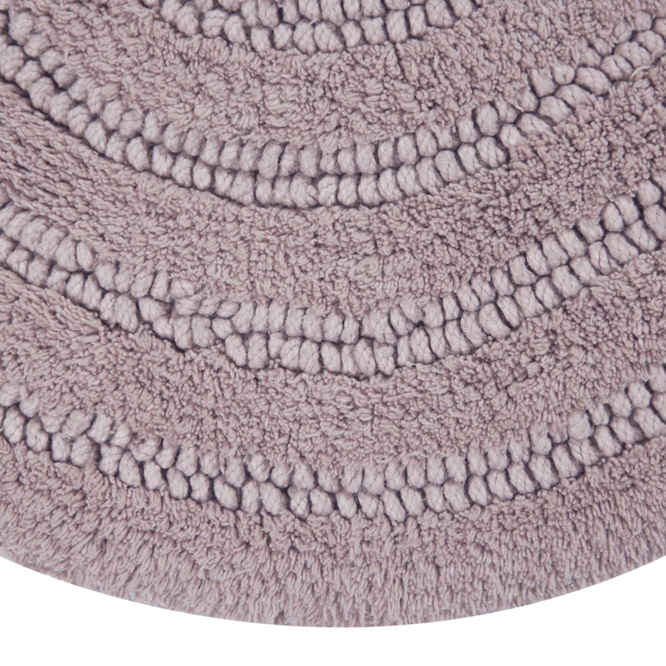 Beautiful Oval Cotton Bath Rug by Drew Barrymore, Rose Pink, 20" x 34"