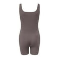 thumbnail image 5 of Sexy Slimming Jumpsuits Shorts for Women Stretchy Sleeveless Rompers Overalls Ladies Casual Solid Skinny One Piece Ribbed Bodysuit Short, 5 of 6