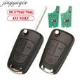 thumbnail image 2 of Jingyuqin Flip Remote Car Key 433MHZ PCF7941/7946 For Opel/Vauxhall Astra H 2004-2009 Zafira B 2005-2013 Corsa D Vectra C 2/3B, 2 of 6