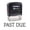 Black, variant on Printtoo Office Stationary Stamp PAST DUE Self Inking Rubber Stamp-Black