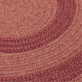 thumbnail image 2 of 12' x 15' Cedar Red Oval Modern Braided Area Throw Rug, 2 of 2