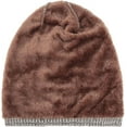 thumbnail image 4 of REDESS Beanie Hat for Men and Women Winter Warm Hats Knit Slouchy Thick Skull Cap-Coffee, 4 of 5