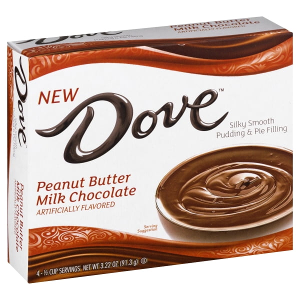 DOVE 3.22 OZ PEANUT BUTTER MILK CHOCOLATE PUDDING