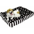 thumbnail image 1 of Happy Hounds Buster Large 36 by 48-Inch Dog Bed, Black/White, 1 of 1