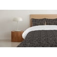 thumbnail image 4 of Ambesonne Tropical Down Alternative Quilt Comforter, Art Monochrome Palm Leaves, Twin, Dimgray Amber, 4 of 5