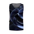 thumbnail image 6 of Summer Tank Tops for Men Quick Dry Performance Sleeveless Casual Classic T-Shirts fashion Moisture Wicking T Shirts Royal Blue XL, 6 of 6