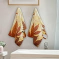 thumbnail image 4 of Vintage Fall Maple Leaves Hand Towels, Abstract Grunge Autumn Kitchen Towel Ultra Soft and Absorbent,Decorative Fingertip Face Towel for Bathroom Hotel, 2 PCS, 28.3"x 14.4", 4 of 6