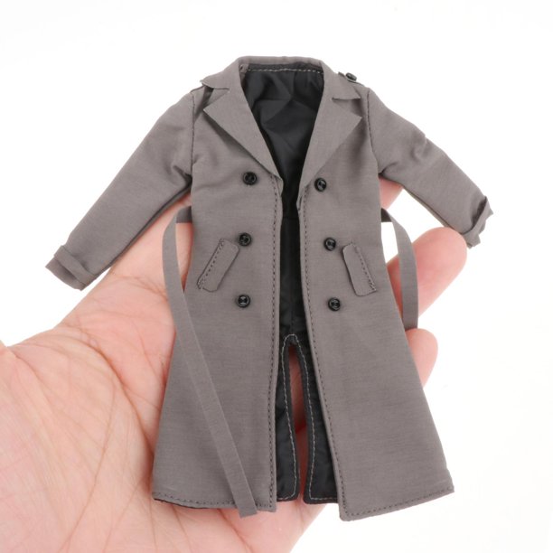 Trench-coat échelle 1/6 Pour Figurines 12 Pouces - Vêtement De Corps En Tissu, Sans Marque
