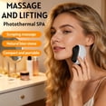 thumbnail image 5 of Electric Heated Gua Sha Facial Sculpting Tool with Vibration 3 massage modes, Women's Facial Massager, LED Red Light Therapy for Neck & Face, Skin Firming Device, Premium Gift for Wife Mom, 5 of 7
