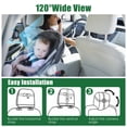 thumbnail image 4 of Moclever 1080P Baby Car Camera for 2 Kids, Dual Channel Car Baby Monitor with 120°Wide View 6.86in HD Split Screen Night Vision, Black, 4 of 16