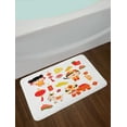 thumbnail image 2 of Chinese New Year Bath Mat, Joyful Holiday Themed Pattern with Children Animals and Cultural Elements, Non-Slip Plush Mat Bathroom Kitchen Laundry Room Decor, 29.5 X 17.5 Inches, Multicolor, Ambesonne, 2 of 2