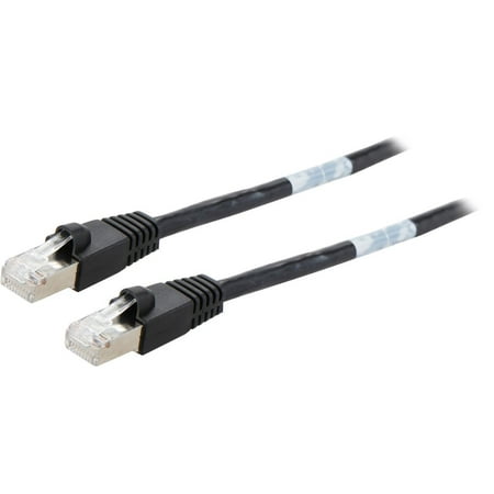 UPC: 0037332203755 | Tripp Lite Cat6a Snagless Shielded STP Patch Cable 10G PoE Black M/M 10 ft. (N262-010-BK)