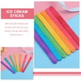 thumbnail image 5 of WESIEVYA 200Pcs Colored Popsicles Sticks For Craft Making Assorted Color Flat Smooth Edges Diy Projects, 5 of 8