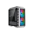 thumbnail image 3 of Cooler Master MasterCase H500P Mesh White ARGB Airflow ATX Mid-Tower with Dual 200mm ARGB Lighting Fans, Mesh Front Panel, and Tempered Glass Side Panel, 3 of 20