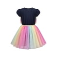 thumbnail image 2 of Girls Dress Multicolor Rainbow Unicorn Tulle Princess Party Birthday 7 Years, 2 of 6