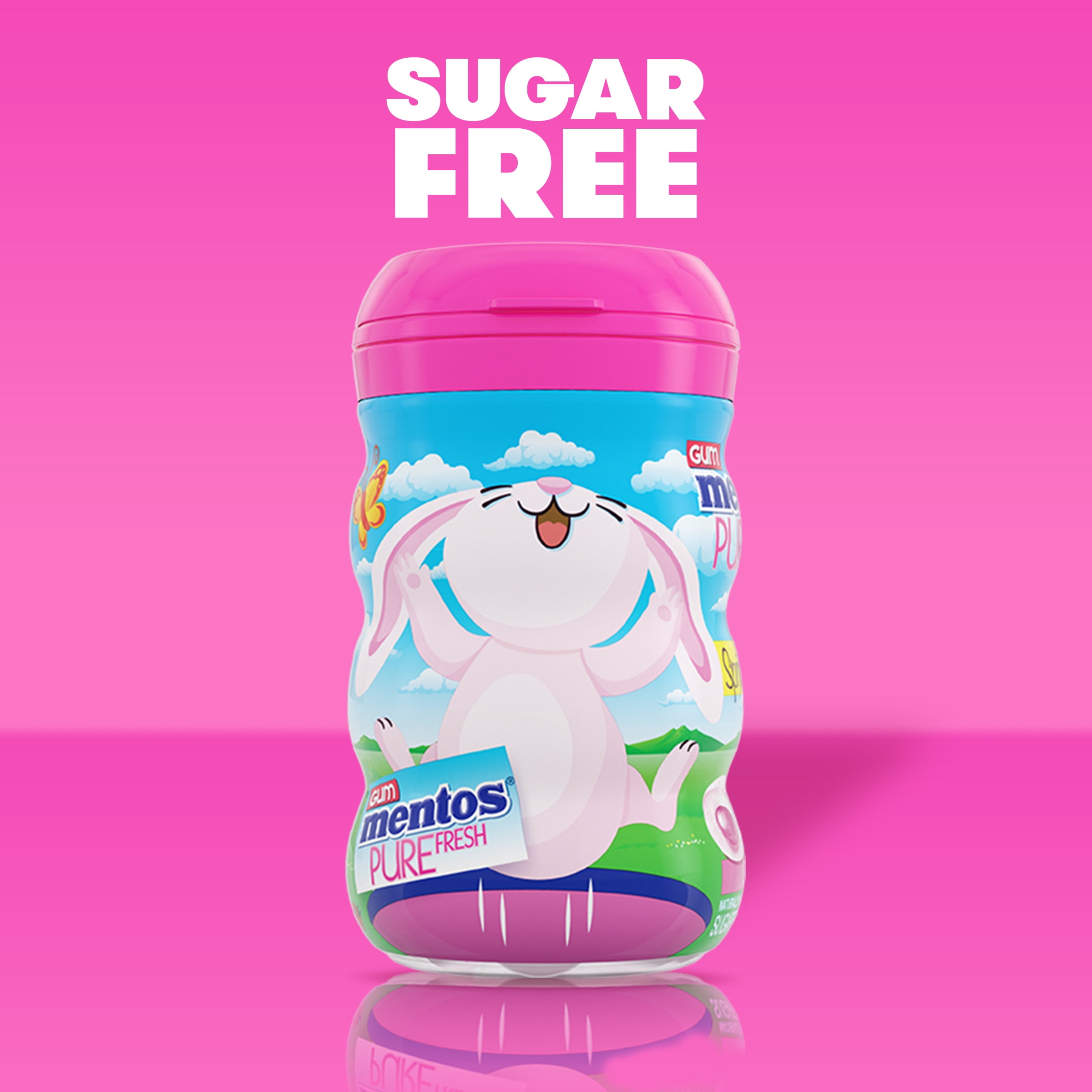 Mentos Pure Fresh Sugar Free Gum Spring Easter Edition, 50 pcs - Harris  Teeter