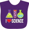 thumbnail image 3 of Inktastic I Love Science Chemistry Teacher Boys or Girls Baby Bib, 3 of 4