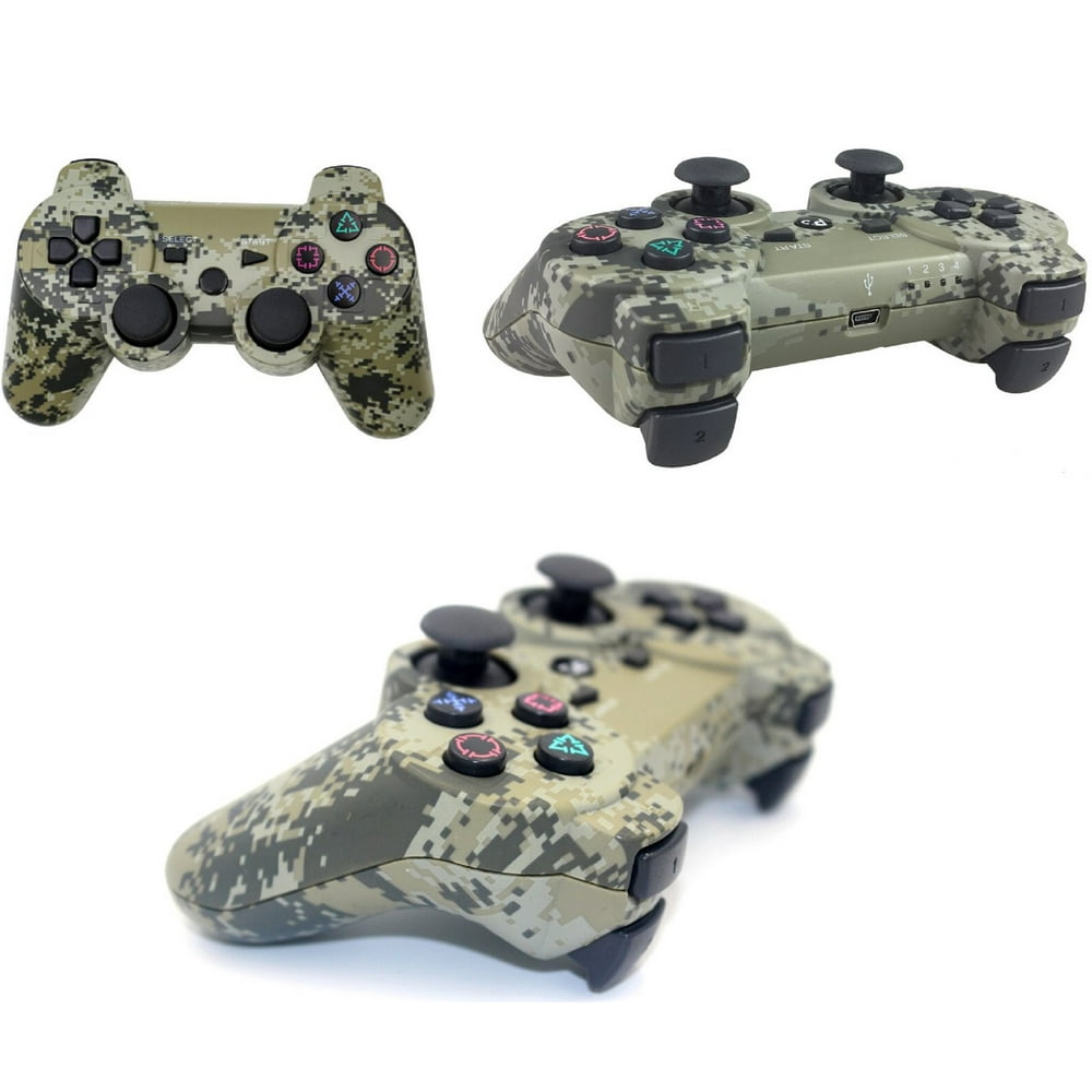 Arsenal Wireless Controller for Playstation 3 , PS3 Camo Green