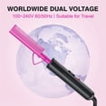 thumbnail image 3 of DAN Technology Mini Hot Comb Straightener Pink,Home Travel Pressing Comb Electric 450℉ for Black Hair Wigs Beard Dual Voltage with Keratin & Argan Oil, 3 of 5