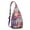 Purple-3, variant on Vintage Cat Print Sling Backpack – Cute Watercolor Hand-Drawn Cat Crossbody Bag for Travel & Hiking