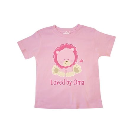 

Inktastic Loved by Oma Gift Toddler Toddler Girl T-Shirt