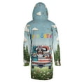 thumbnail image 2 of Happy Easter Australian Shepherd American Flag Truck Bunny Ears All Over Print 3D Hooded Duffle Toggle Coat Aussie Dog Lover Gifts - 03001, 2 of 6