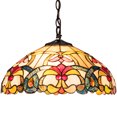 thumbnail image 1 of Tiffany-Style Victorian 2-Light Ceiling Pendant Fixture Lamp w/16'' Shade Bedroom, 1 of 10