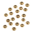 thumbnail image 3 of 20 piezas cuentas espaciadoras de acero inoxidable ajuste localizable oro 6x3x1,5mm accesorios para hacer joyas DIY, 3 of 12