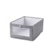 thumbnail image 1 of Kearding Caja de almacenamiento plegable, contenedores de tienda, gran capacidad, ventana Visual, cajas para el hogar, manta, zapatos, juguetes, ropa Almacenamiento y organización del hogar gris 2 Kearding HA077976-04, 1 of 6