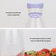 thumbnail image 4 of Vaso licuadora portátil recargable por USB | Licuadora personal de 420 ml | Diseño de 6 cuchillas | Batidora de viaje para batidos, jugos, malteadas | Ligera, libre de BPA | Para casa, picnic, 4 of 7