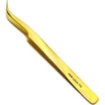 thumbnail image 1 of LLBA Lash Tweezer Professional Volume False Lash Application Tool | Multi Shapes & Purposes Tweezers | Non-Slip Grip Tweezers for Volume, Isolation & Classic Lashes (Gold, Fan-lash-tic Volume), 1 of 7