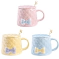 thumbnail image 4 of serony Premium Embossed Coffee Luxury Ceramic will not break Cup Cup Ceramic Beautiful Couple Relief Light Style Exquite, 4 of 6