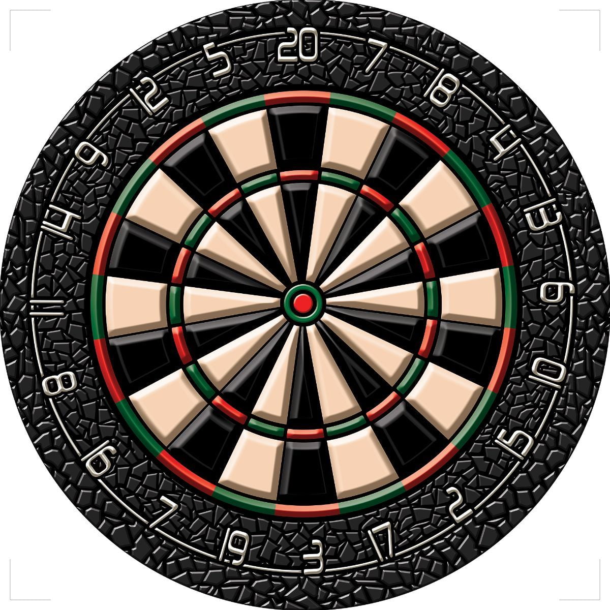 Skip's Garage Dartboard Decorative Poolmat, Vinyl, Multiple Sizes, Easy