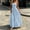 Light Blue, variant on Blmnix Ladies Dresses Strapless Dress Corset Dress Off The Shoulder Tent Dresses Sleeveless Maxi White Boat Neck Adjustable Waist Going Out Dress M